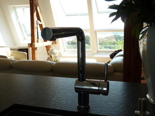 Ferienwohnung Luxus Penthouse Waterview Kiel Exterior foto