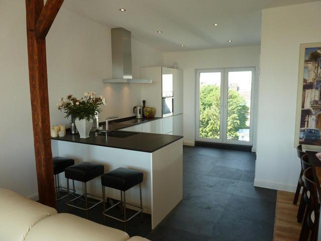Ferienwohnung Luxus Penthouse Waterview Kiel Exterior foto