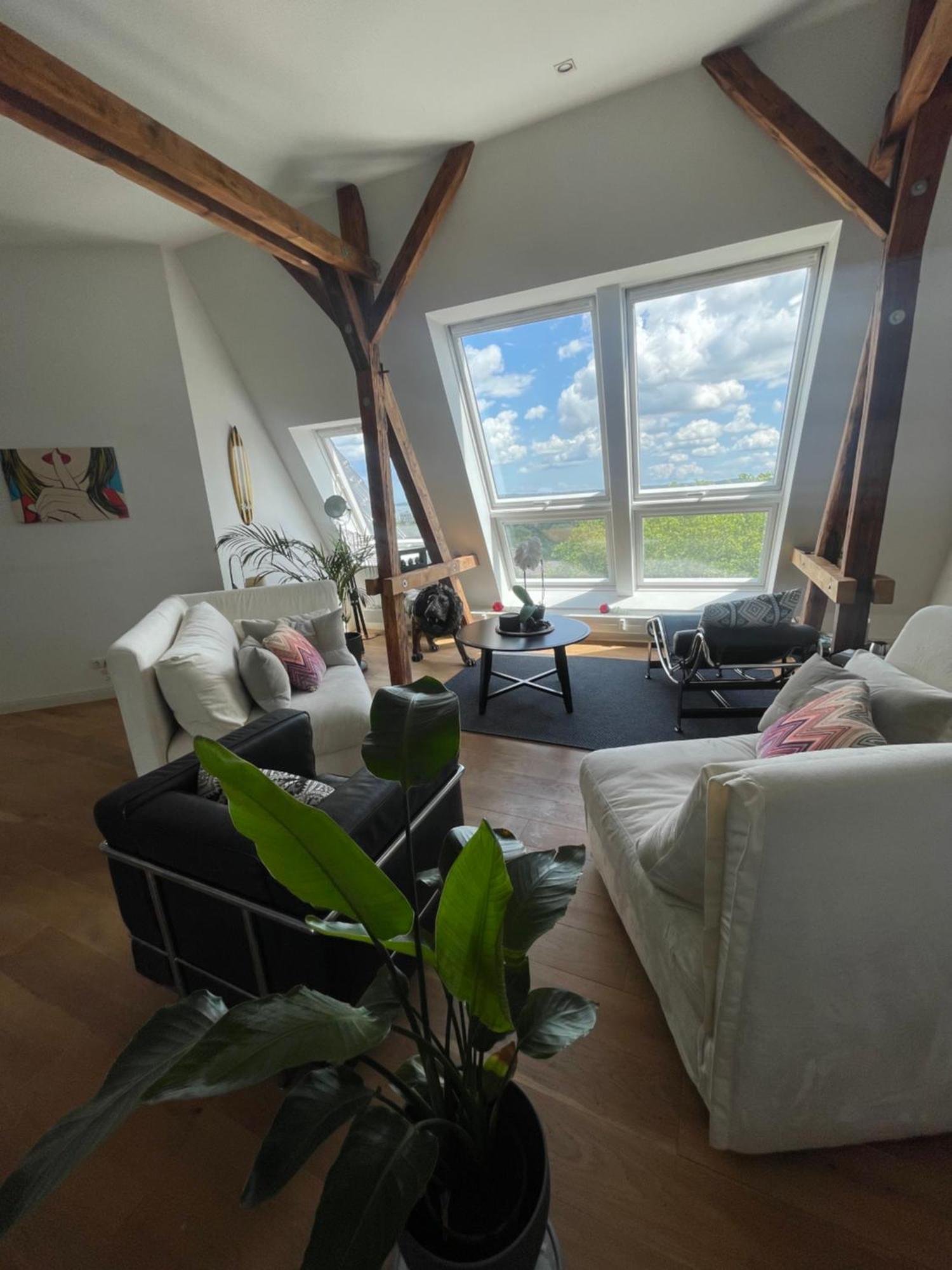 Ferienwohnung Luxus Penthouse Waterview Kiel Exterior foto